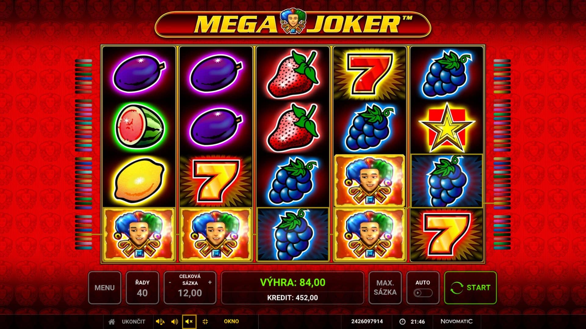 Mega Joker online automat Wild