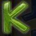 Symbol Písmeno K automatu Amazon´s Wonders od SYNOT Games