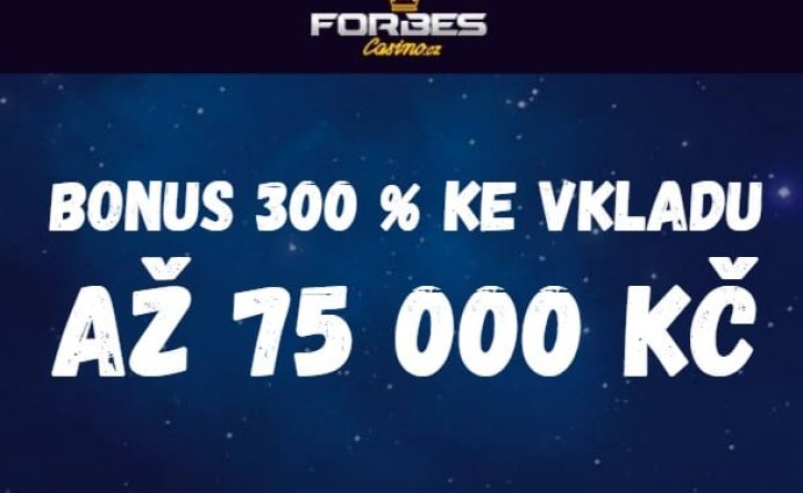 Forbes bonus 300 % náhled