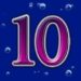 Symbol Číslo 10 automatu Dolphin’s Pearl Deluxe od Novomatic