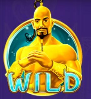 Symbol WILD symbol automatu Aladdin and the Golden Palace od SYNOT Games