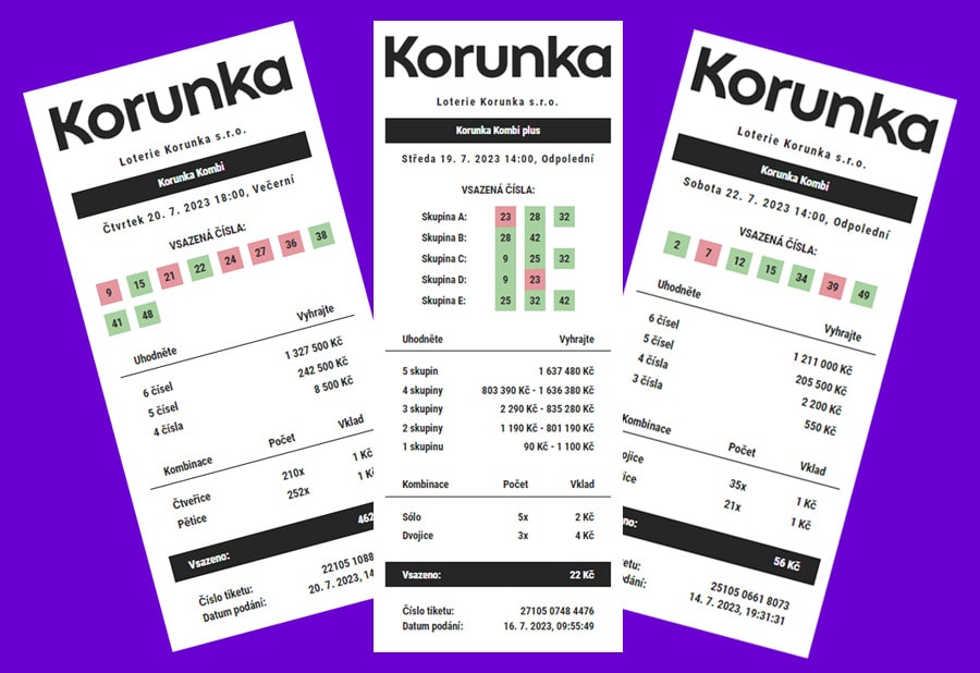 Online sázenky Korunka - nejvyšší výhry.