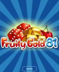 Fruity Gold 81 na Bonver Casinu