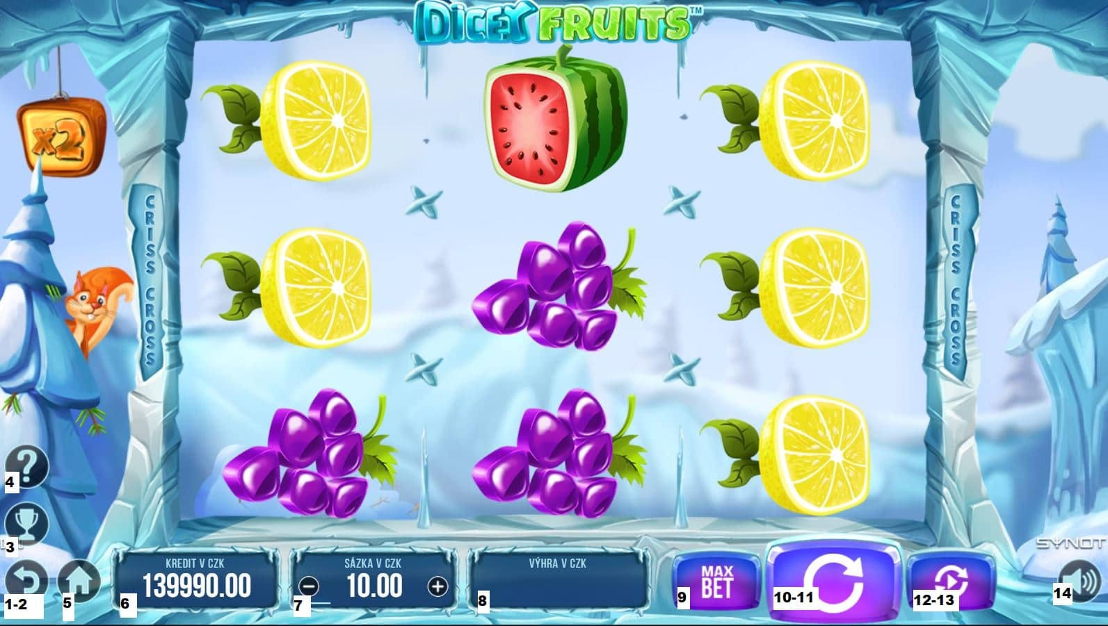 Jak hrát online herní automat Dicey Fruits