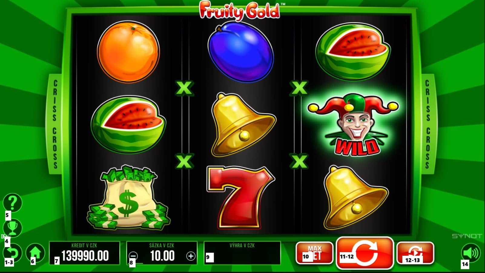 Jak hrát online herní automat Fruity Gold