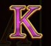 Symbol Písmeno K automatu Book of Secrets 6 od SYNOT Games