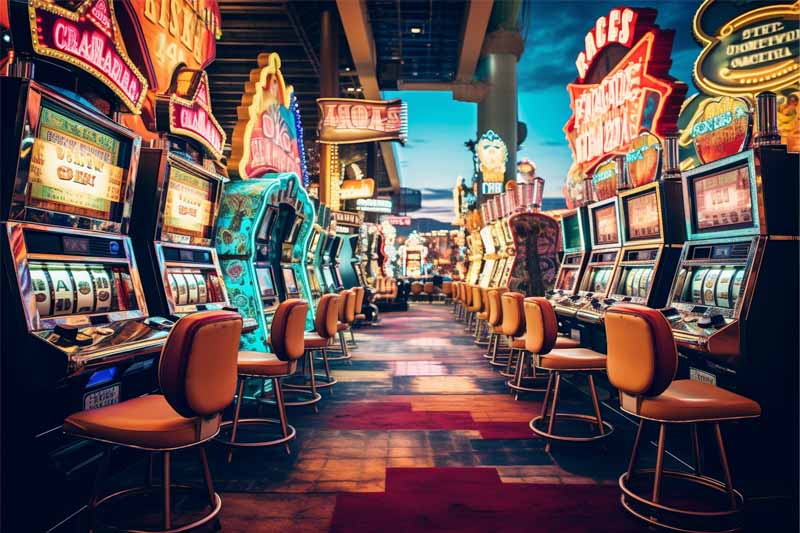 Retro automaty ve Vegas