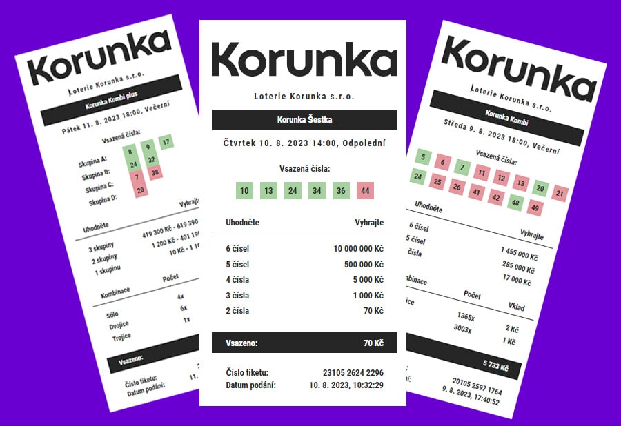 nejvyšší online výhry, Korunka