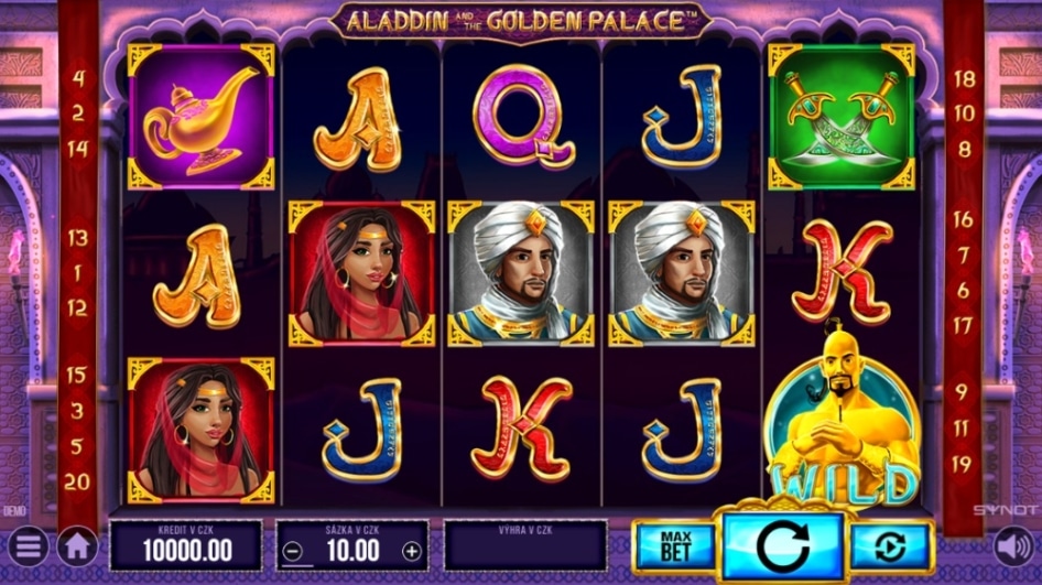Aladdin and the Golden Palace od SYNOT Games