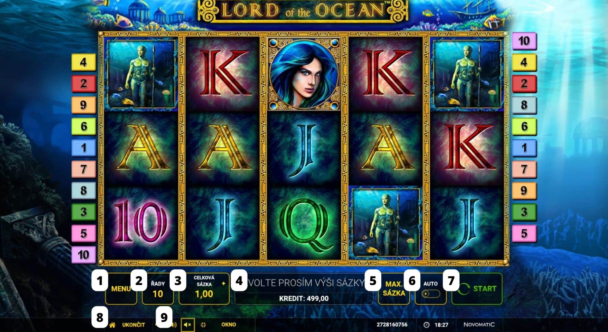 Lord of the Ocean online automat