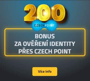Bonus 200 za CZECH POINT ověření Star casino