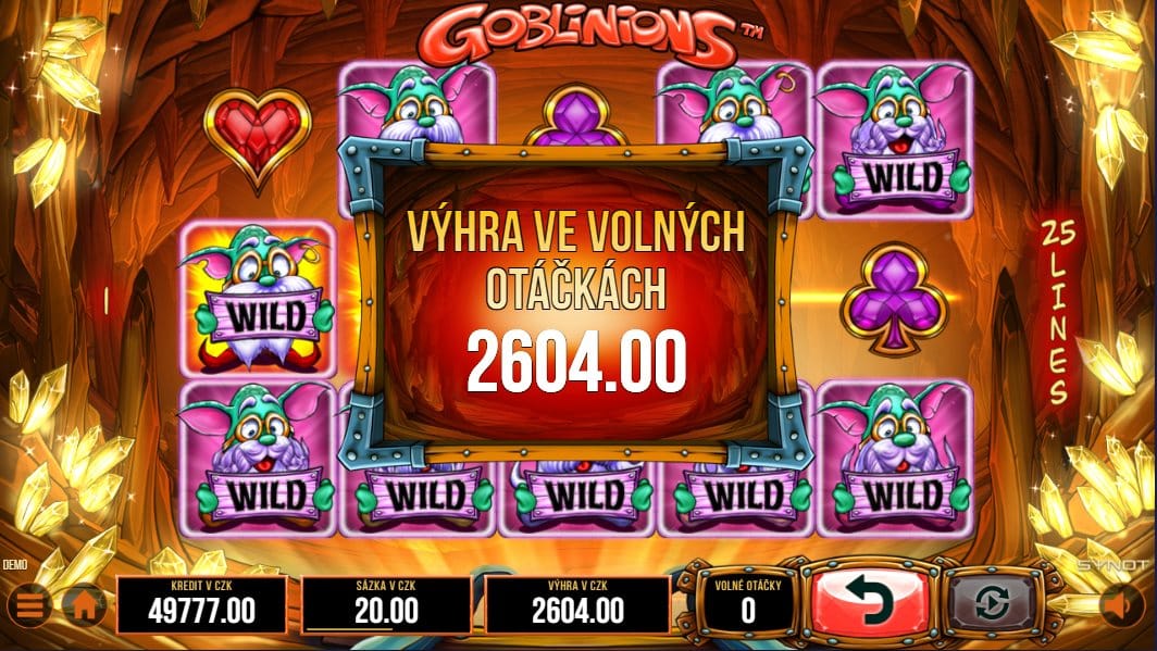 Goblinions online automat Bonusová hra