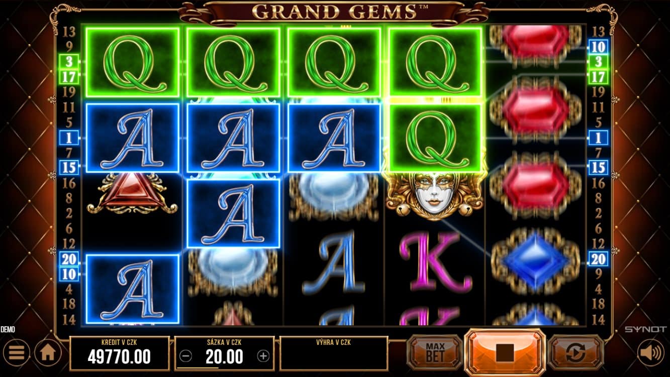Grand Gems online automat Respin