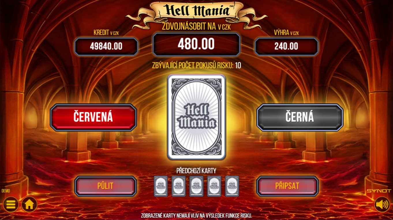 Hell Mania online automat Gamble