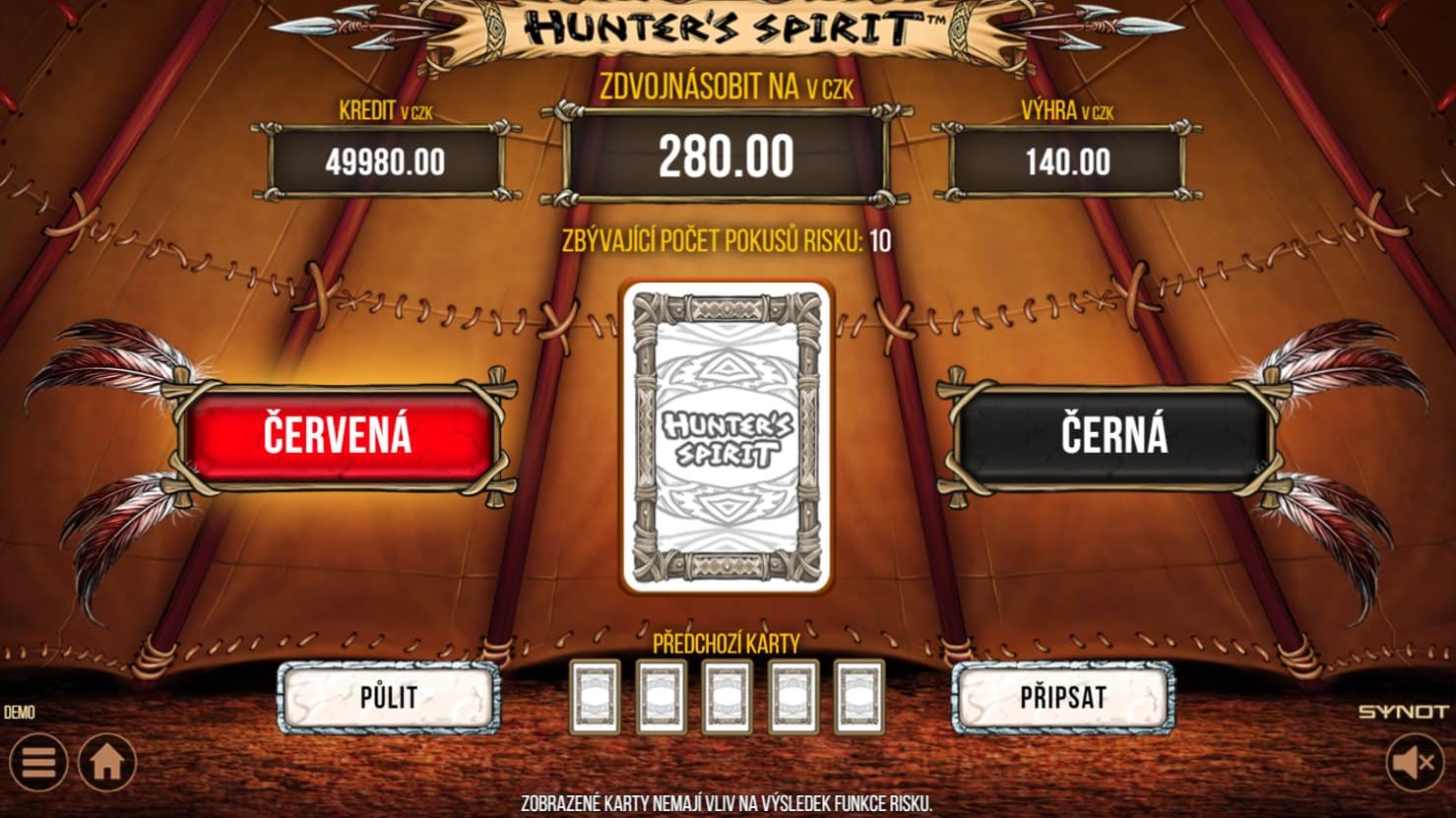 Hunter's Spirit online automat Gamble
