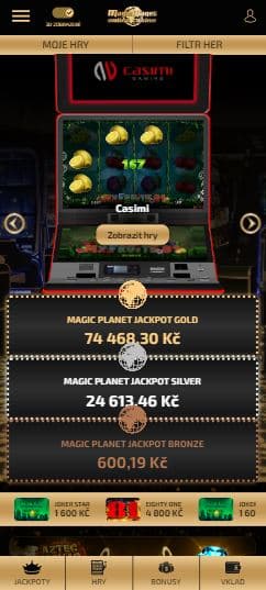 Magic planet casino aplikace
