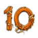 Symbol Číslo 10 automatu Hunter’s Spirit od SYNOT Games