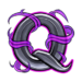 Symbol Písmeno Q automatu Hell Mania od SYNOT Games