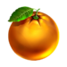 Symbol Pomeranč automatu Harlequin Dice od SYNOT Games