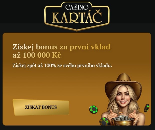 Bonus ke vkladu Kartáč