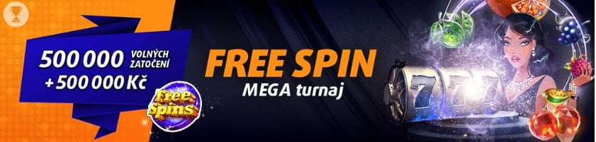 free spin Mega turnaj