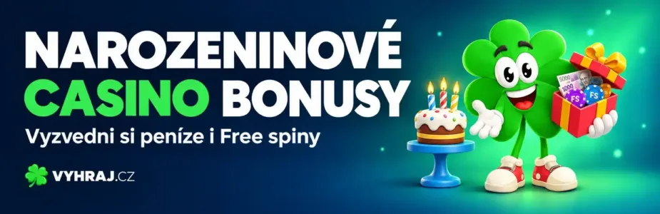 Casino bonusy k narozeninám