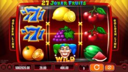 27Joker-Fruits automat