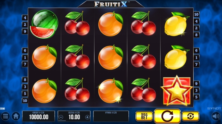 Fruiti X od SYNOT Games