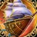 Symbol Pirátská loď automatu Mysterious Atlantis od SYNOT Games