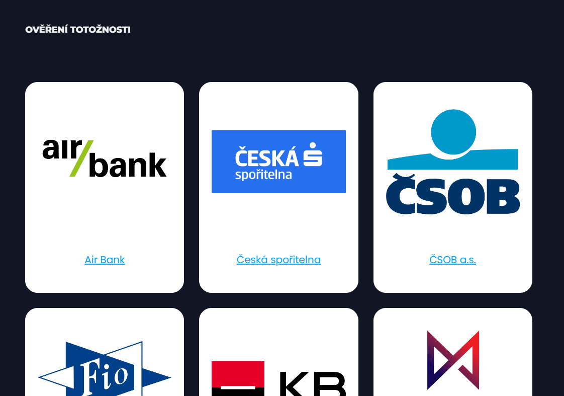 Výběr banky v eCasino.cz