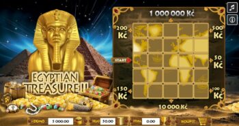 Egyptian treasure II online nesetřený los