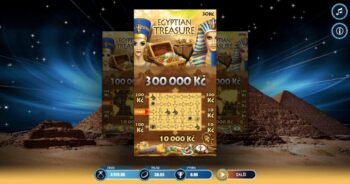 Egyptian treasure online setřený los