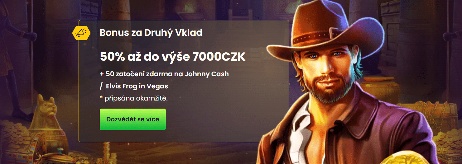 Bonus za druhý vklad Bizzo casino