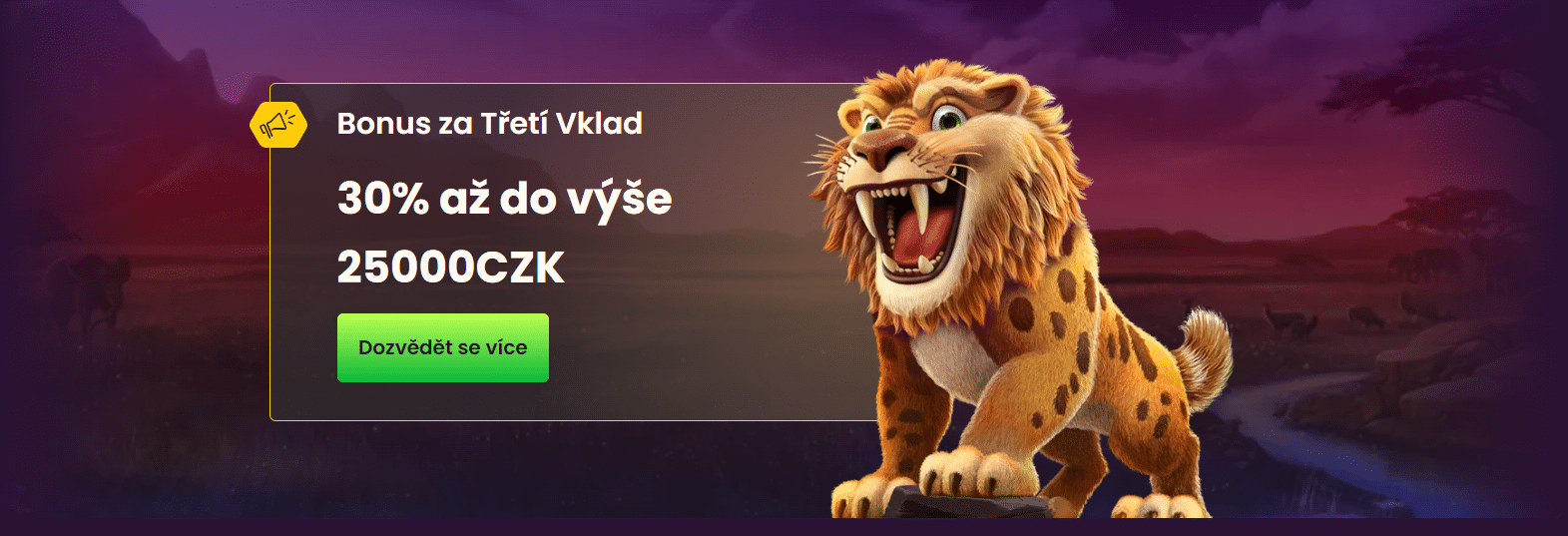 Bonus za třetí vklad Bizzo casino