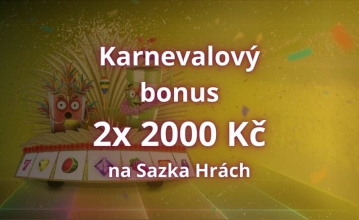 karnevalový bonus na sazka hrách