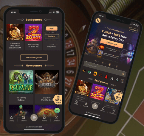 Mobilní aplikace National Casino