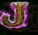Symbol Písmeno J automatu Moonlight Fortune od SYNOT Games
