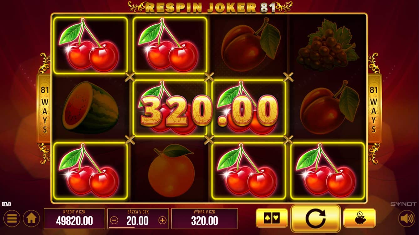 Respin Joker 81 online automat
