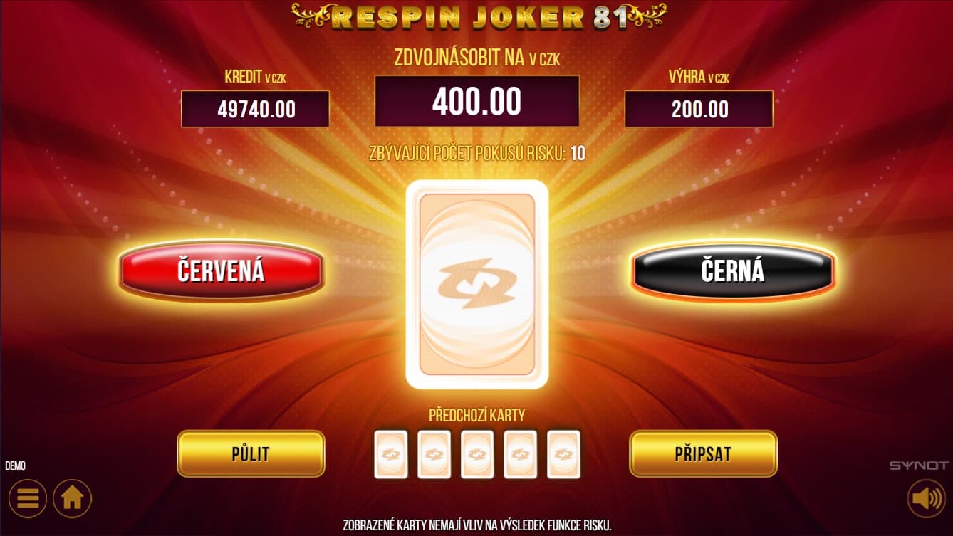 Respin Joker 81 online automat Gamble