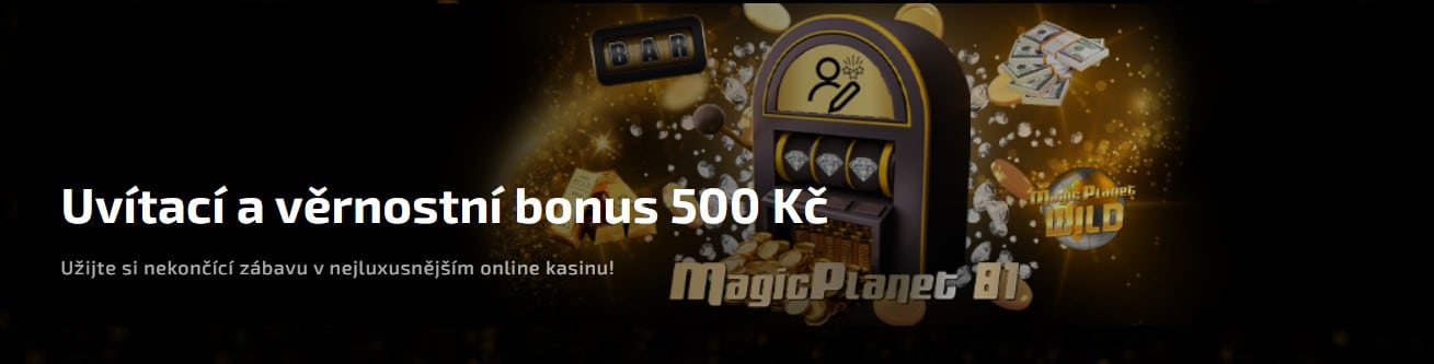 Magic planet bonus za vklad 500