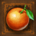 Symbol Pomeranč automatu Tiki Princess od SYNOT Games