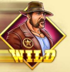 Symbol WILD Symbol Šerif automatu Reel Sheriff od SYNOT Games