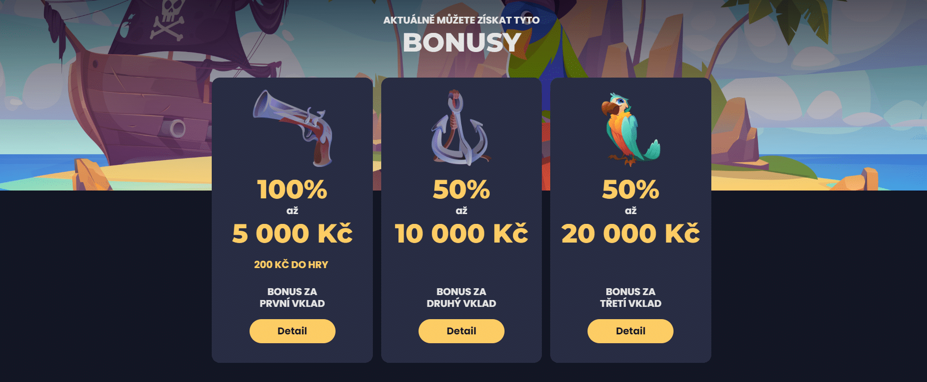 eCasino.cz bonusy