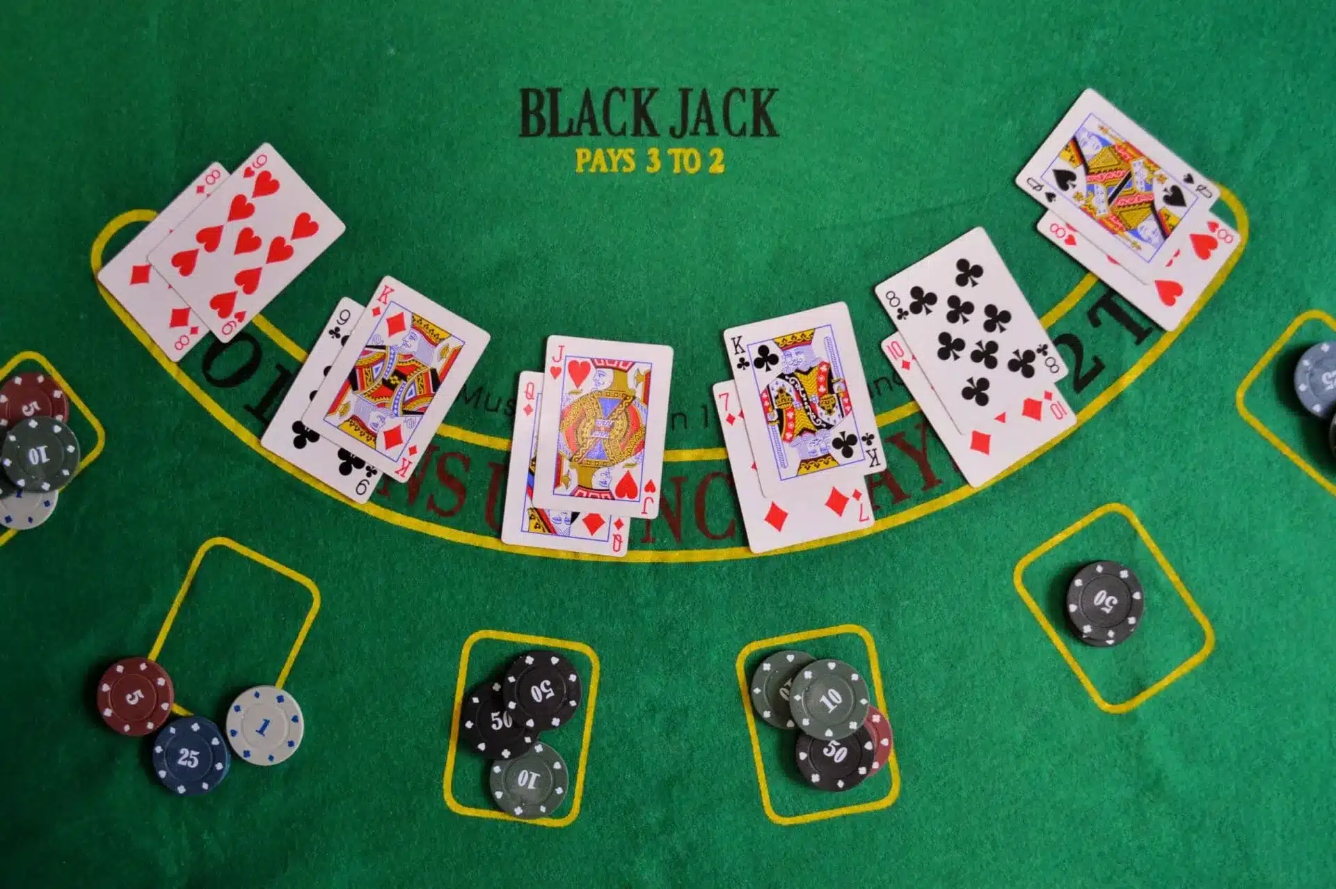 počítání karet při hraní blackjacku