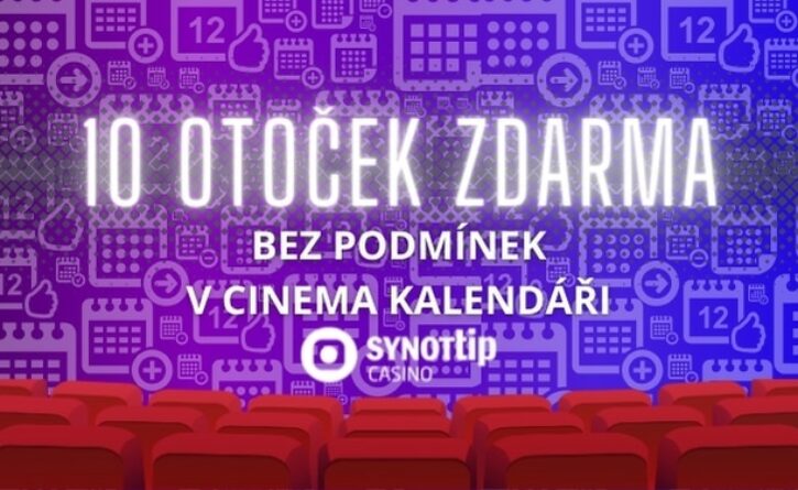 Free spiny bez podmínek a bonus v cinema kalendáři