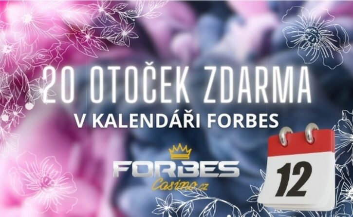 20 free spinů ve Forbes kalendáři