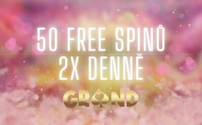 50 free spinů 2x denně v casinu Grandwin