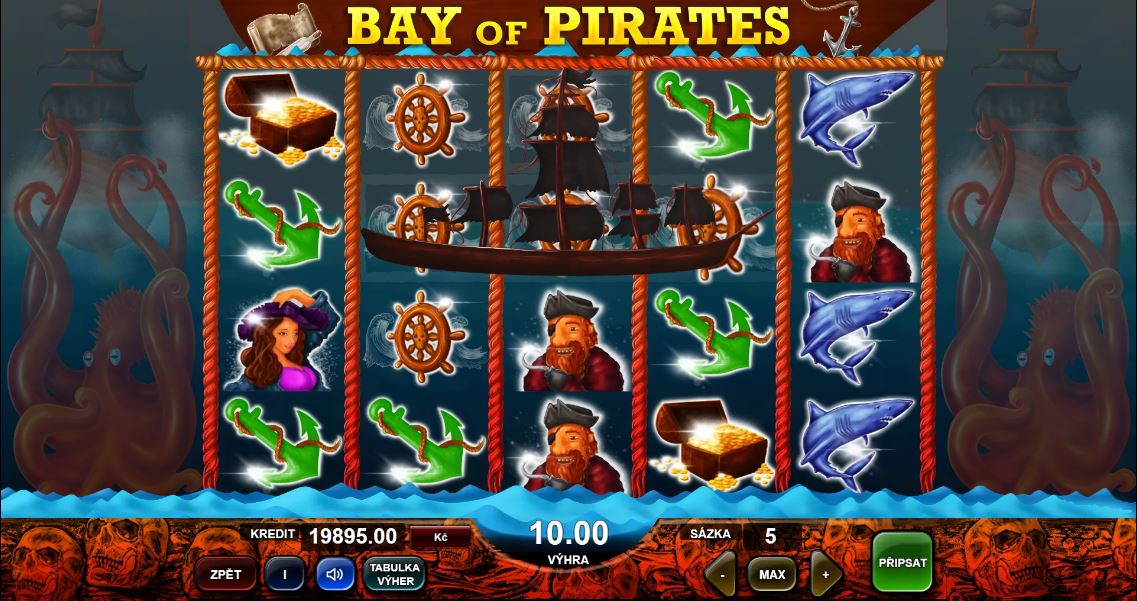 Téma a symboly Bay of Pirates