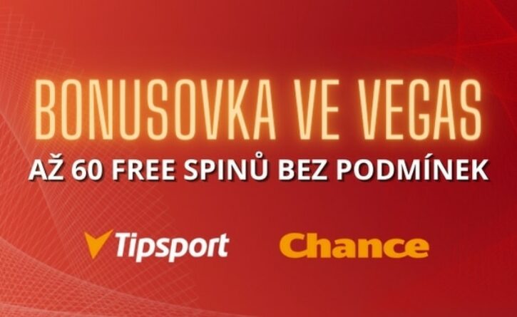 Akce bonusovka ve Vegas u Tipsportu a Chance