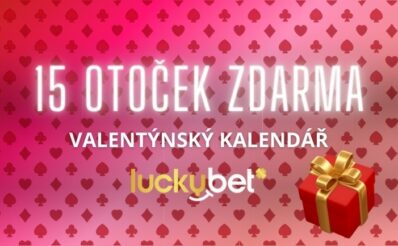 Valentýnský bonusový kalendář u Luckybetu
